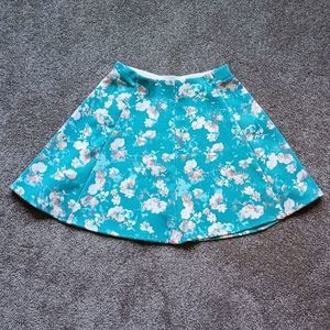 Floral skater skirt